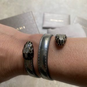 Bulgari Serpenti Leather bracelet size Small